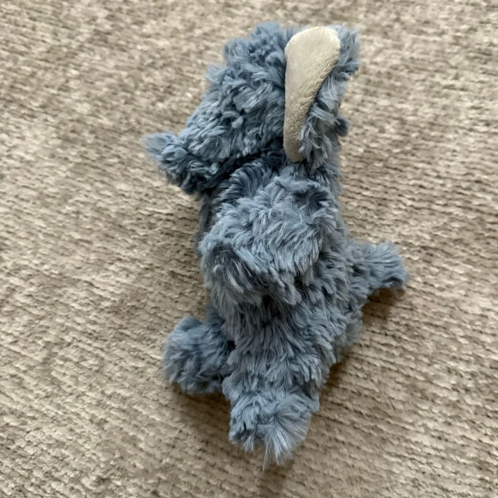 Nat & Jules Pascal Plush Elephant Gray Blue Stuffed Animal‎ Soft Cuddly Floppy